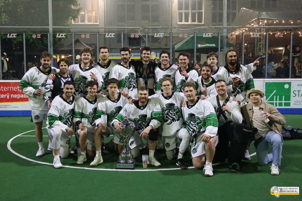 Photo with members of Victoria Leprechauns